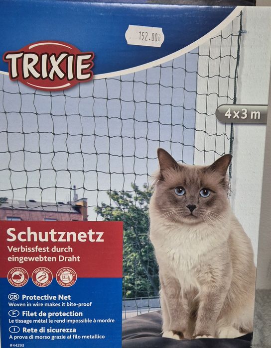 Siatka ochronna dla kota 4×3m