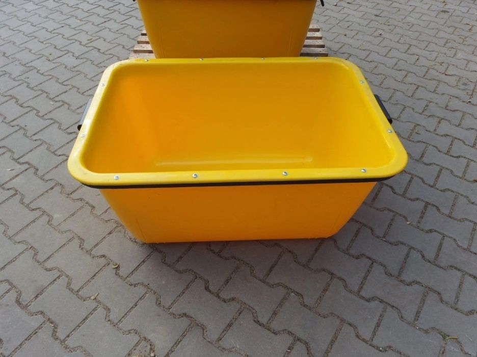 Kastra budowlana pojemnik plasikowy zaprawę beton gruz 200L dźwigowy
