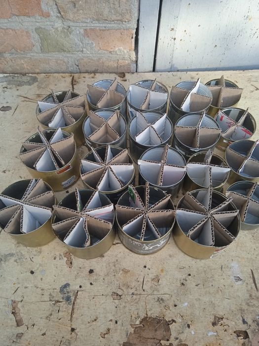 Віддам безкоштовно заготовки для окопних свічок