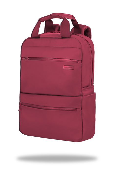 Plecak 1-Komorowy Biznesowy Coolpack Hold Burgundy Patio Nowa Nieużywana