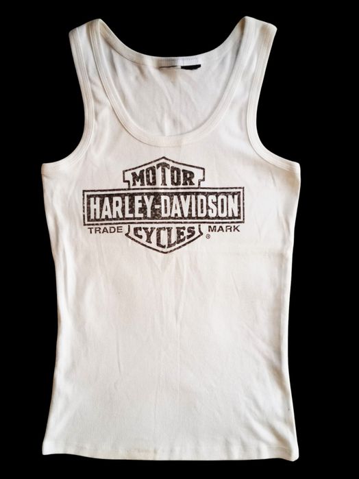 HARLEY DAVIDSON Womans CLASSIC B&S snglet White Унисекс майка женская