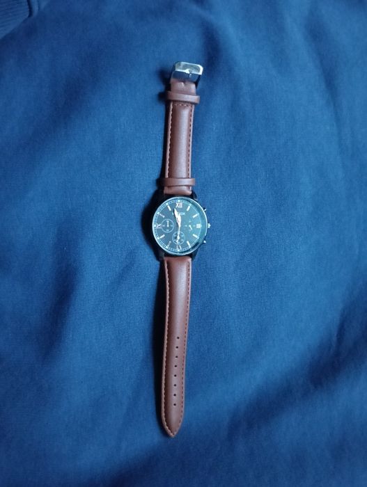 Zegarek Męski Brązowy Nowy