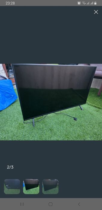 Televisão Samsung tela quebrou com 15 dias sem comando  para arranjar