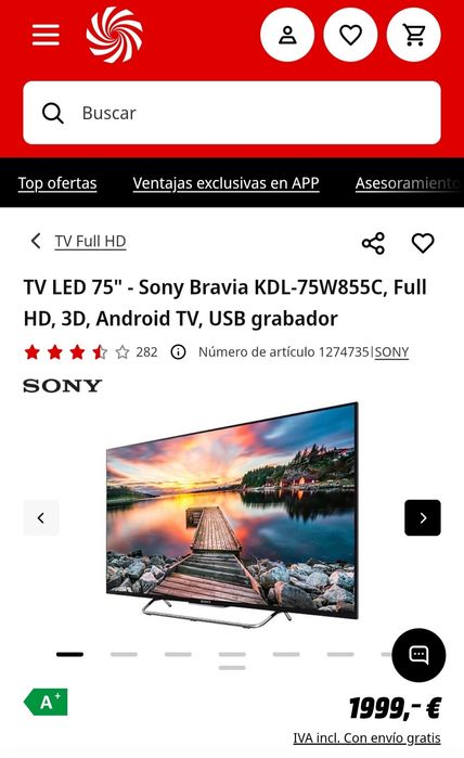Smart tv 75 polegadas sony bravia