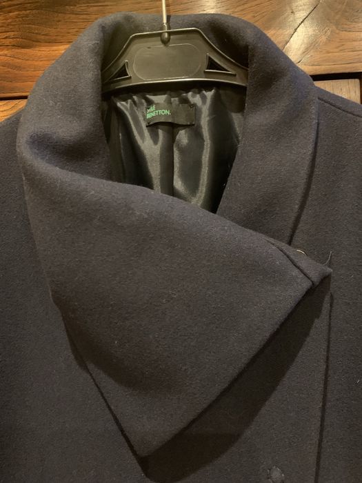 Sobretudo azul marinho como novo da benetton tamanho 34 portugues