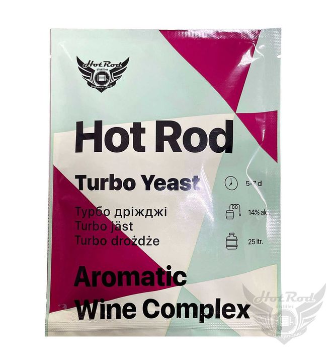 Турбо-дріжджі Hot Rod, Первак - для самогоноваріння, віскі, рому, вина