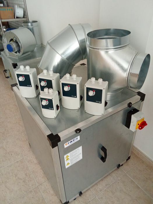 EXTRAÇÃO FUMOS | HKES Filtro Eletrostático  | Exaustor Extrator HORECA