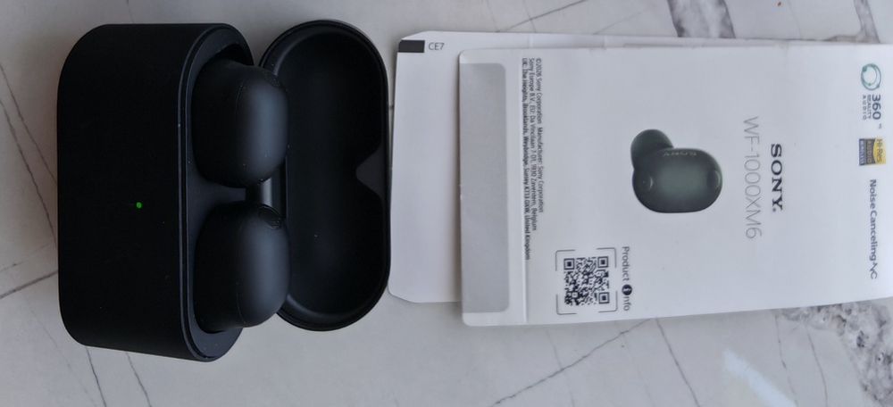 Słuchawki dokanałowe SONY WF-1000XM6 ANC Czarny użyte raz