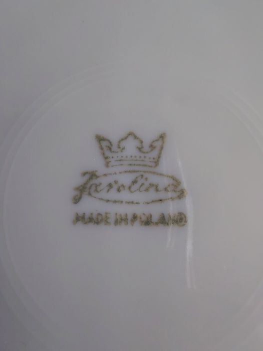 Porcelana Karolina lata 60/70 - talerze głębokie, obiadowe i małe