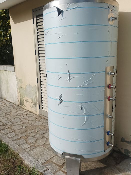 Depósitos inox 1000 Litros com 2 serpentinas