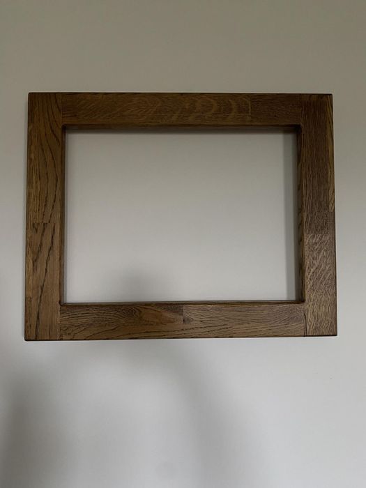 Dębowa rama obrazu lustra