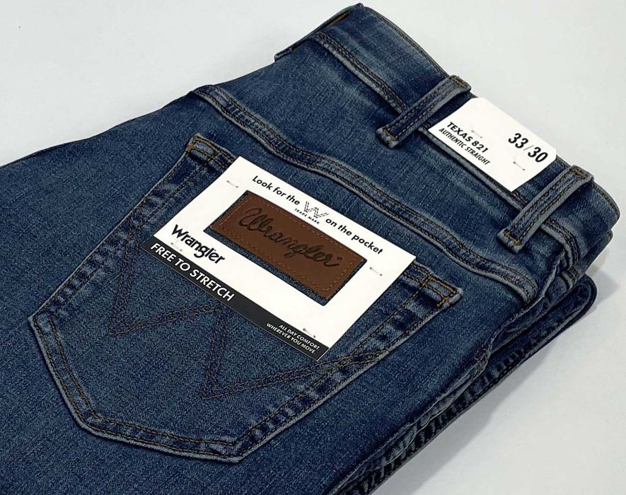 Spodnie męskie jeansy Wrangler Texas 821 Rouge W34 L32