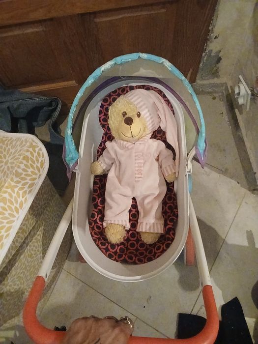 wózek dla lalek Smoby Disney Kraina Lodu, głęboka gondola