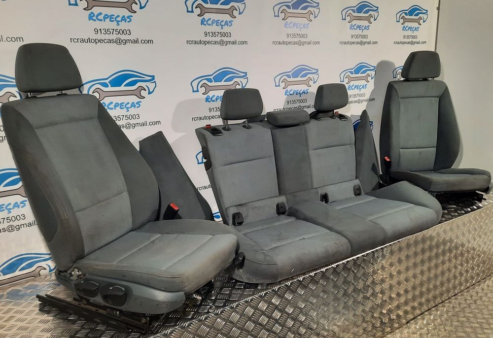 BANCOS BMW SERIE 1 E87 TECIDO AIRBAG FRENTE FRONTAL TRASEIRO TRÁS