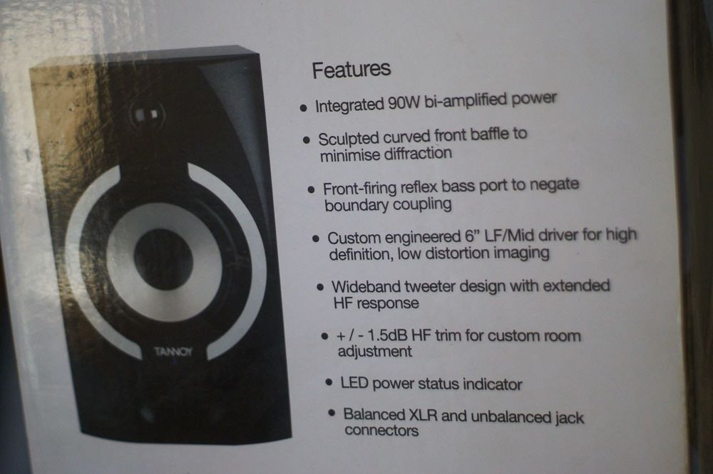 Tannoy Reveal 601a - monitory studyjne aktywne // yamaha KrK