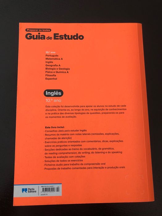 Livro de apoio ao estudo