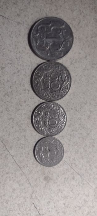 Monety Polskie 1zł, 50 gr,20 gr i 10gr
