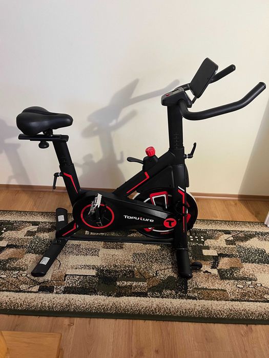 Rower fitness z magnetycznym oporem i aplikacją – do 150 kg, TOPUTURE