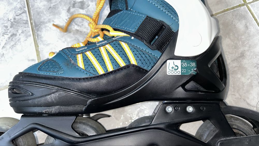 Patins em Linha FIT 5. Marca Oxelo.