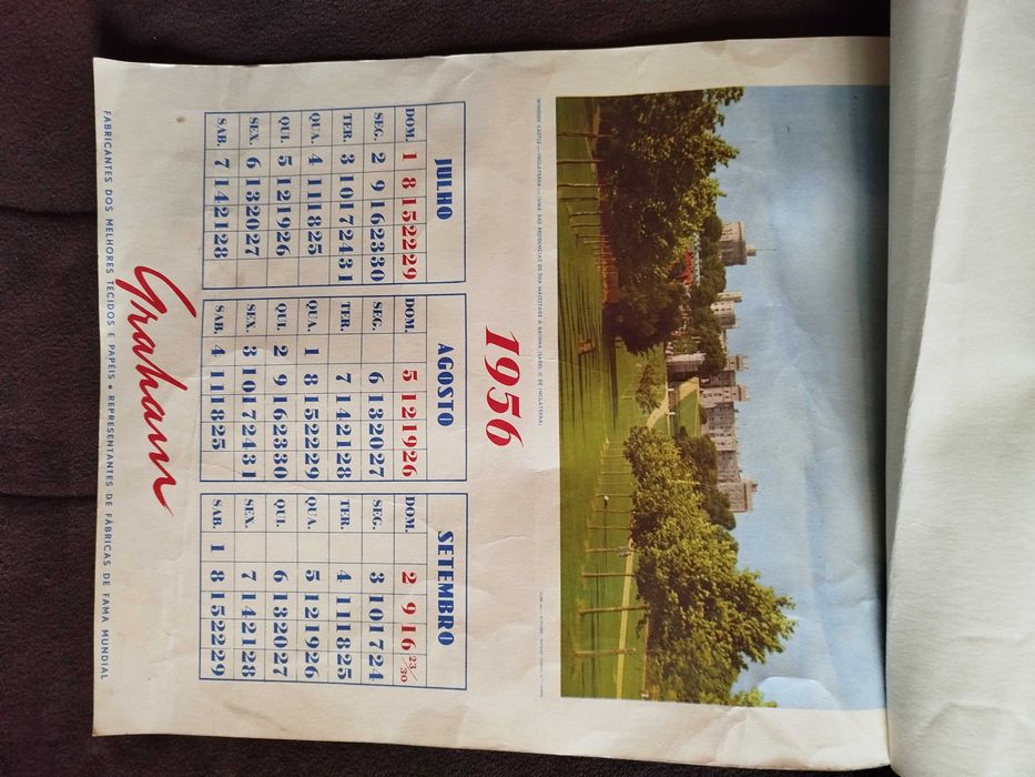 Calendário Graham 1956