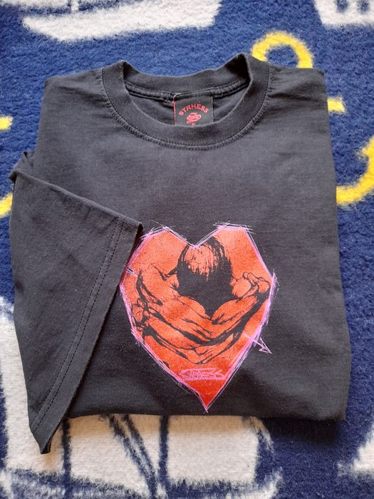 T-shirt męski XL z czerwonym sercem