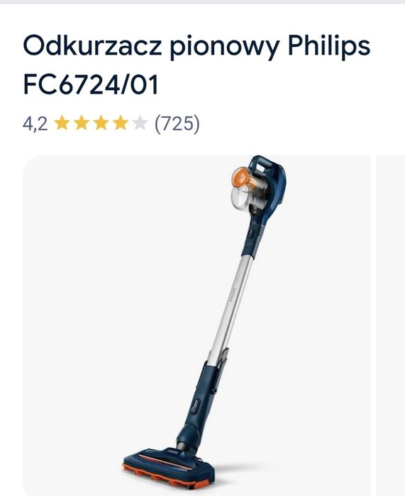 Trurboszczotka Odkurzacz pionowy Philips FC6724