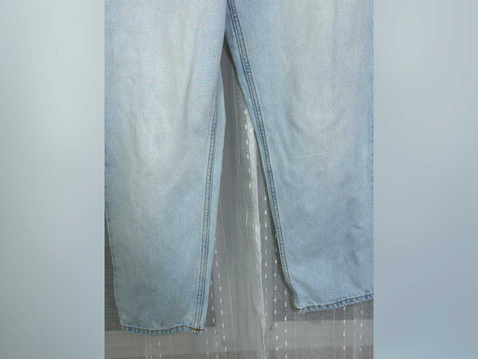 Spodnie jasnoniebieskie jeansowe proste nogawki L/40/12