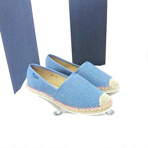 Mega wyprzedaż nowe Espadryle CLAUDINE w rozmiarze od 35 do 41 KBU485