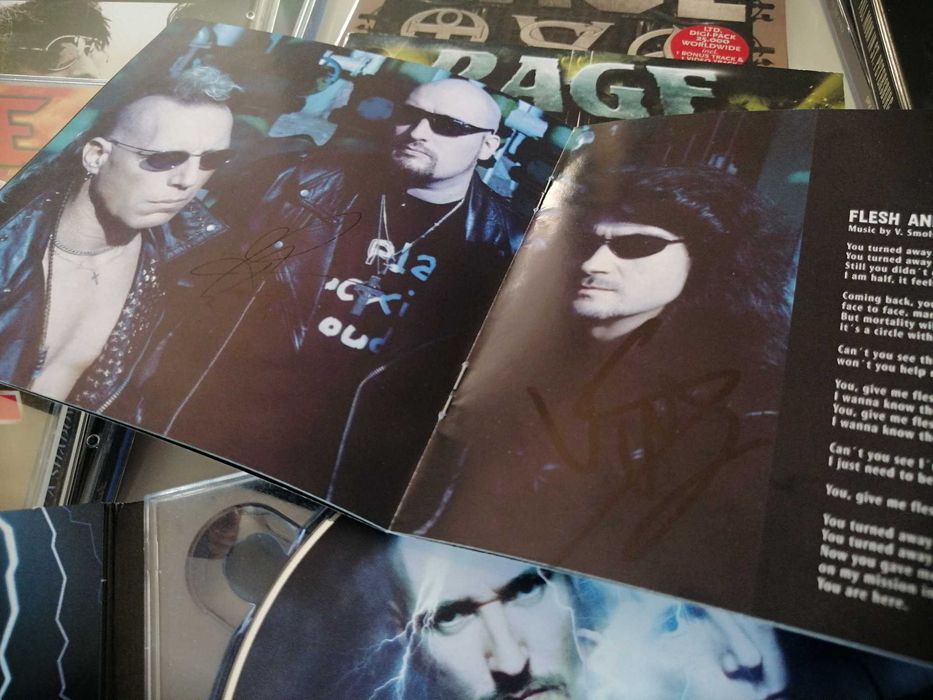 Zestaw płyt CD i DVD RAGE ! 3 albumy z AUTOGRAFAMI !