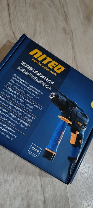 Wiertarka udarowa 810 W Nitro nowa!