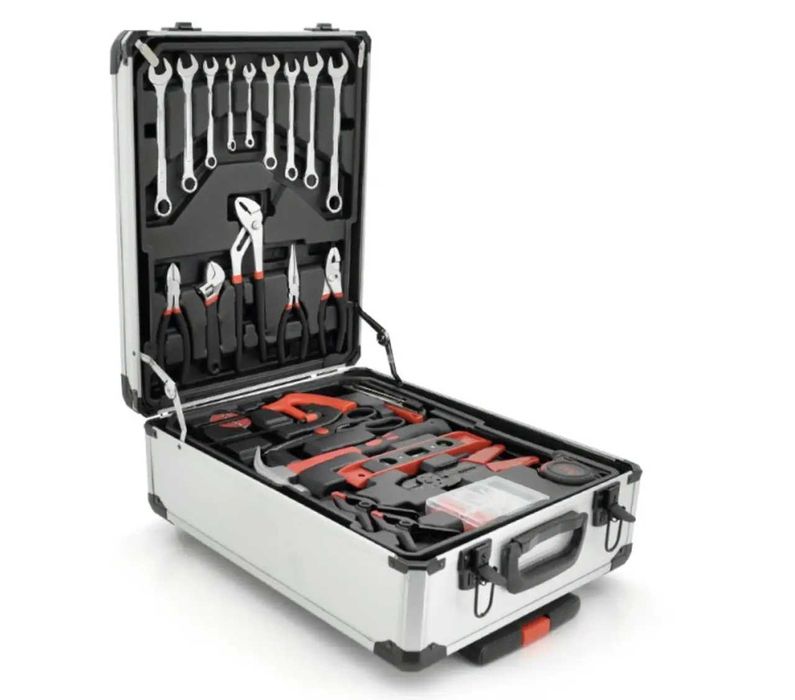 Набір інструментів 408 предметів KRAFFT у валізі з 1/4" та 1/2"
