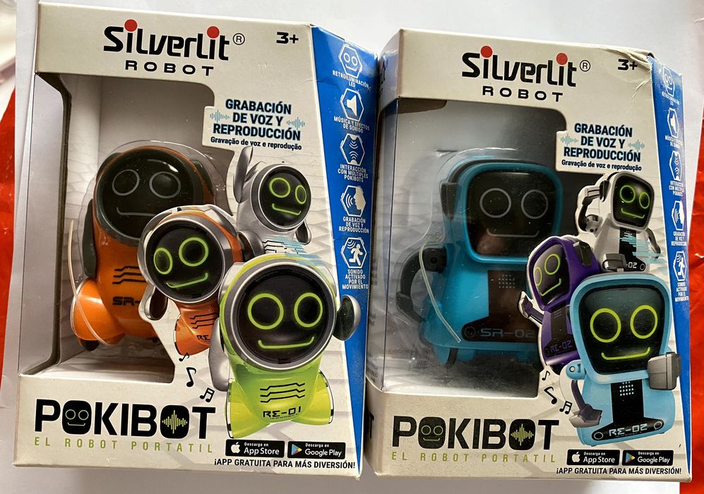 Robô Silverlit Pokibot novo (várias funcionalidades)