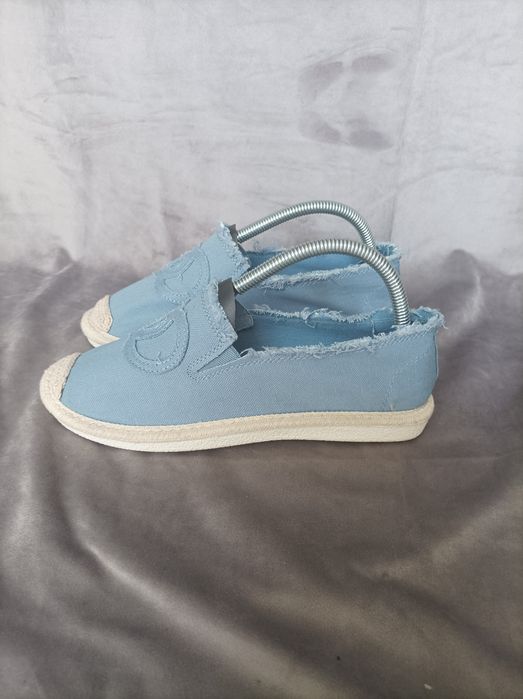 Buty espadryle niebieskie