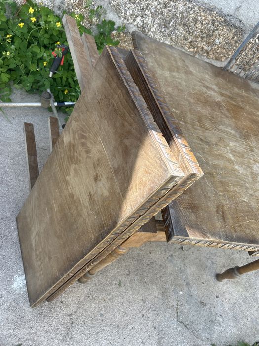 Mesa de cozinha antiga