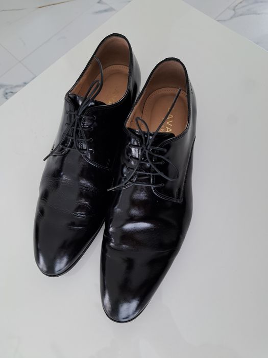 Eleganckie Buty Lavard r42 43 weselne czarne