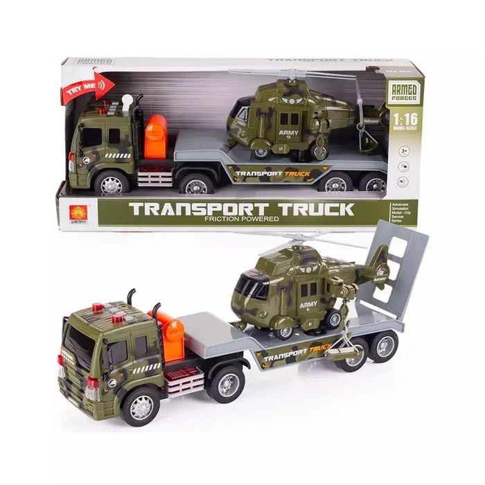 Tir z helikopterem wojskowym światło i dźwięk 1:12. Lena. Nowy Produkt