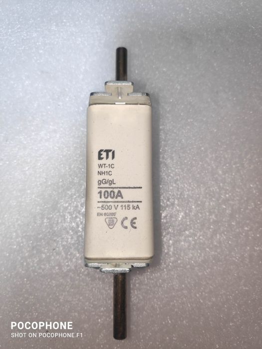 Bezpiecznik mocy WT-1 C 100A gG/gL