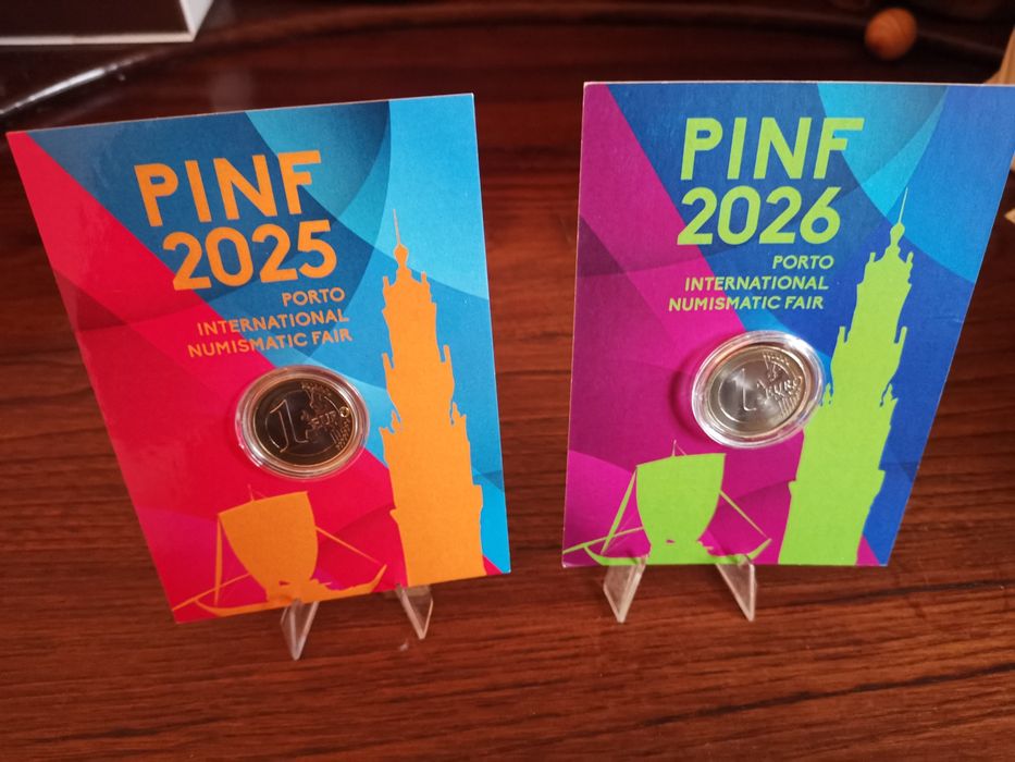 Conjunto das 2 moedas PINF 2025 e 2026