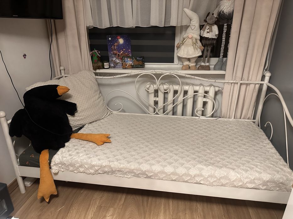 Łóżko metalowy stelaż