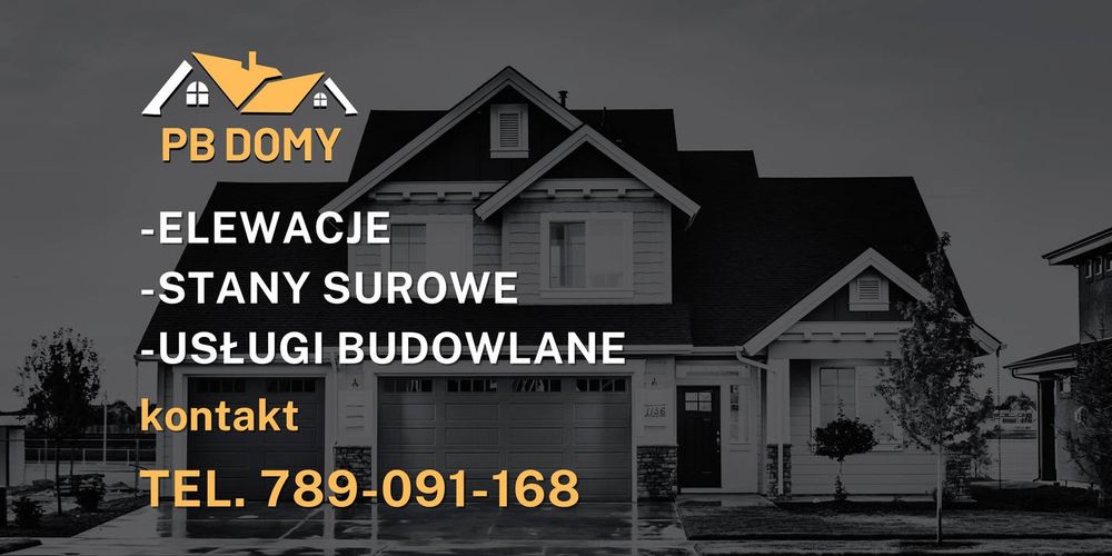 Elewacja, ocieplenie domu, termomodernizacja.