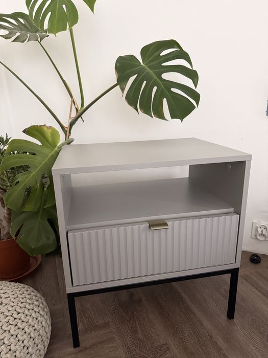 Dwie szafki nocne Lextus 3 miesiace szare