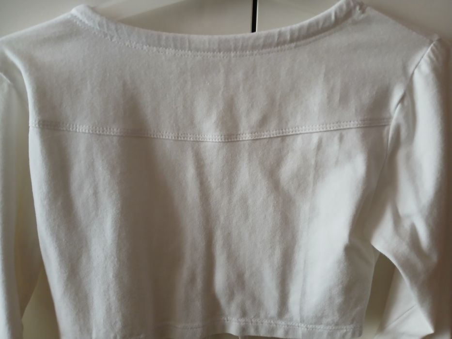 Bolerko białe dla dziewczynki