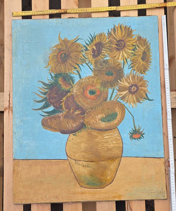 Replika obrazu incenta van Gogha - Wazon z dwunastoma słonecznikami