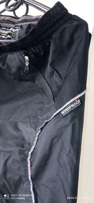 Spodnie rowerowe  przeciwdeszczowe Berkner trekking, rower Windproof
