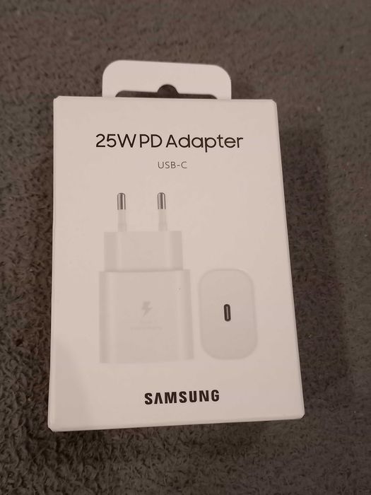 Ładowarka Zasilacz Samsung 25W Super Szybkie Ładowanie Biała