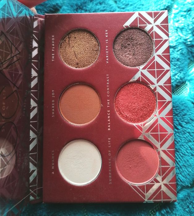 Mini paleta cieni do powiek Zoeva Spice of life kolory ziemi cegła