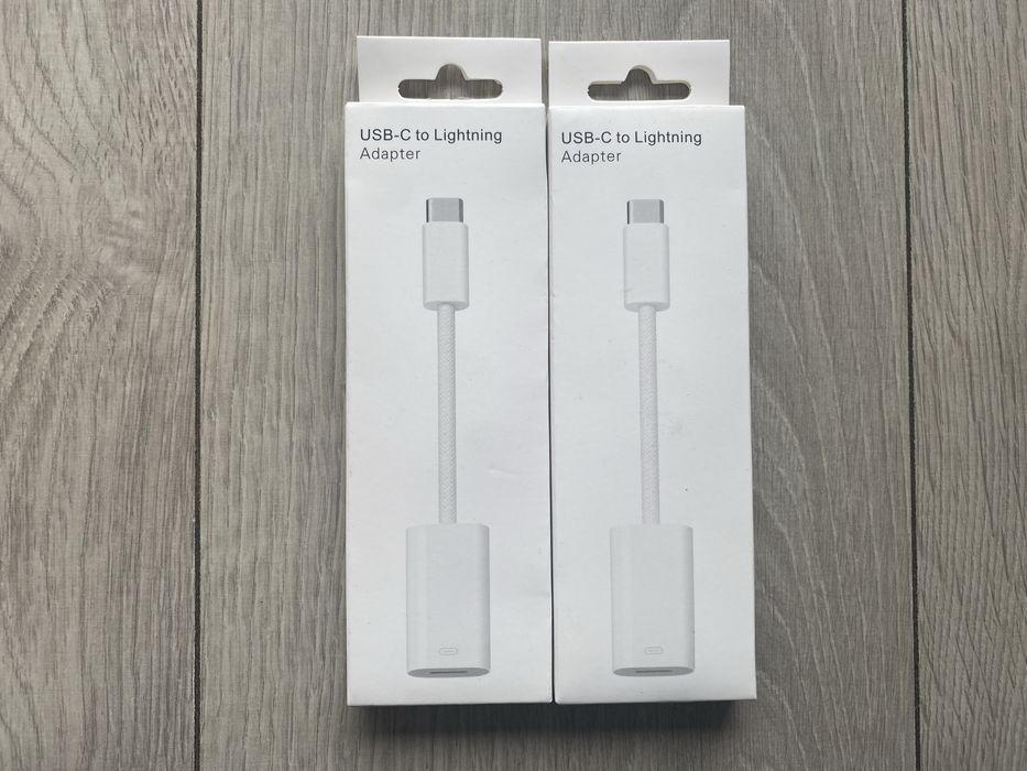 2x Adapter Przejściówka Apple USB-C Typ C - Lightning Okazja
