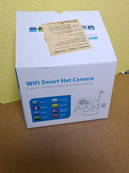 Câmara Vigilância WiFi Smart Net Q3S 720P PTZ – Nova na Caixa