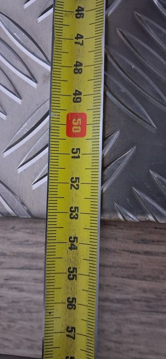 Blacha aluminiowa ryflowana 150,2/53,1