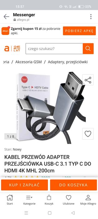 Kabel do HDM-C do Agd